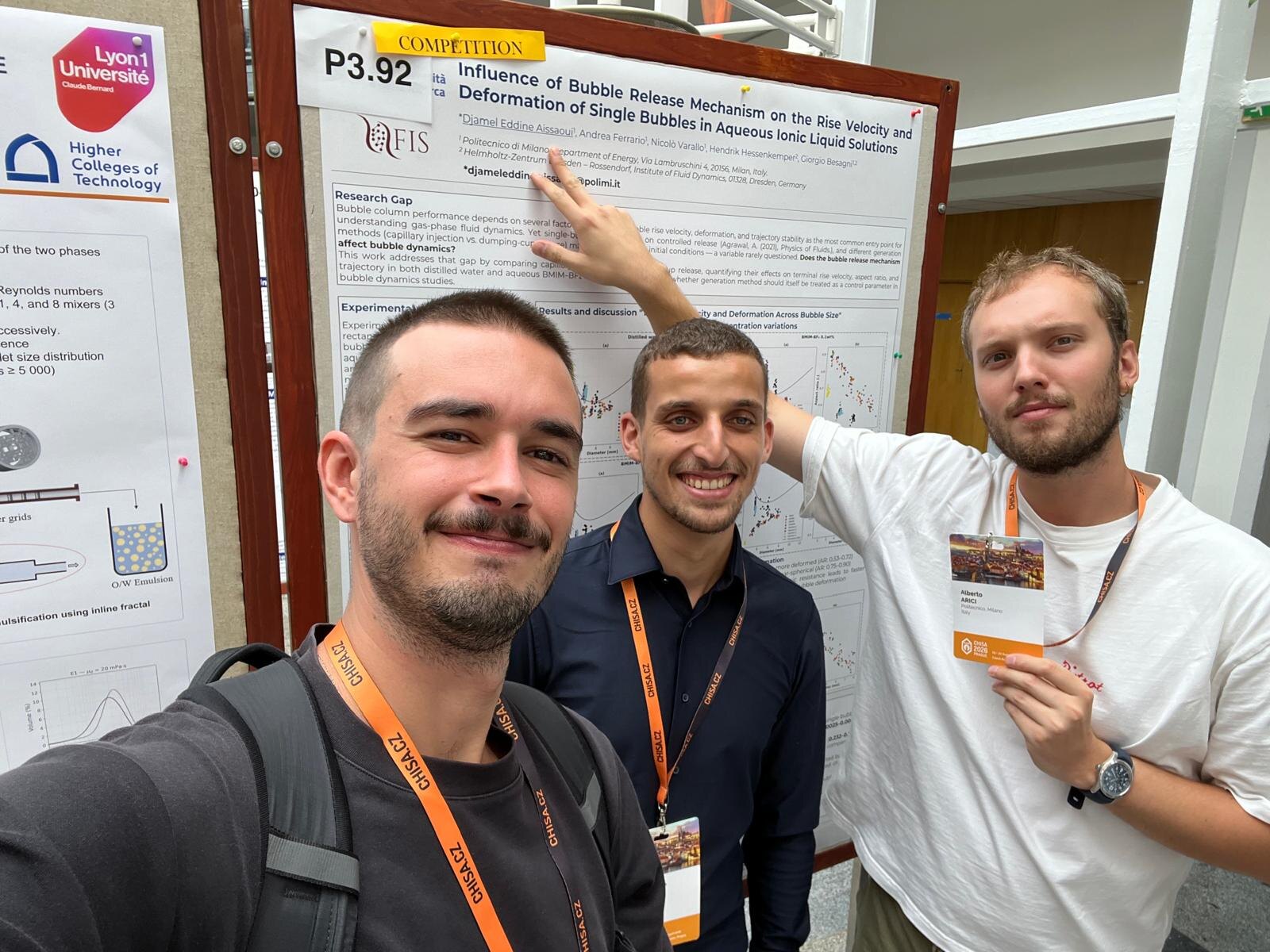 CHISA 2026: three talks and a best poster award